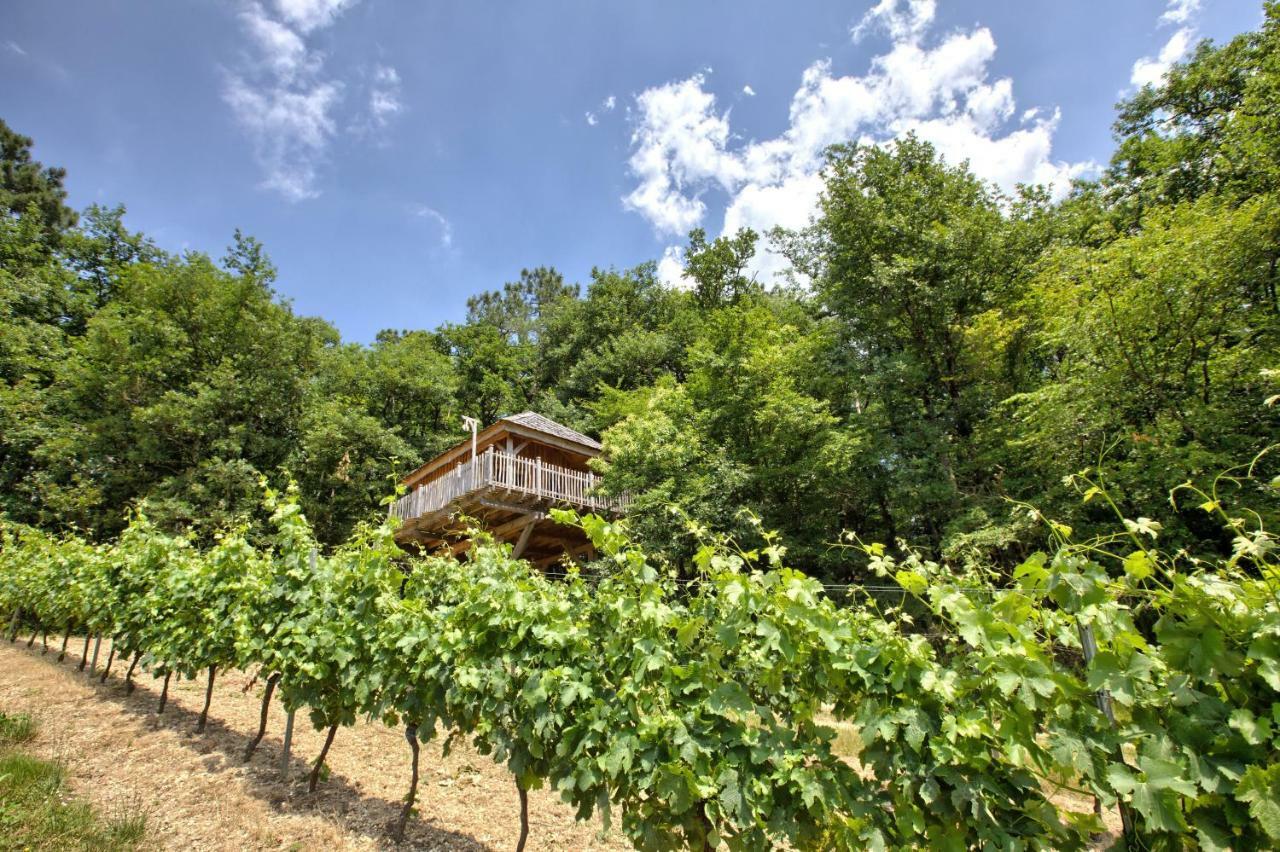 Les Cabanes Des Benauges Arbis Exterior foto