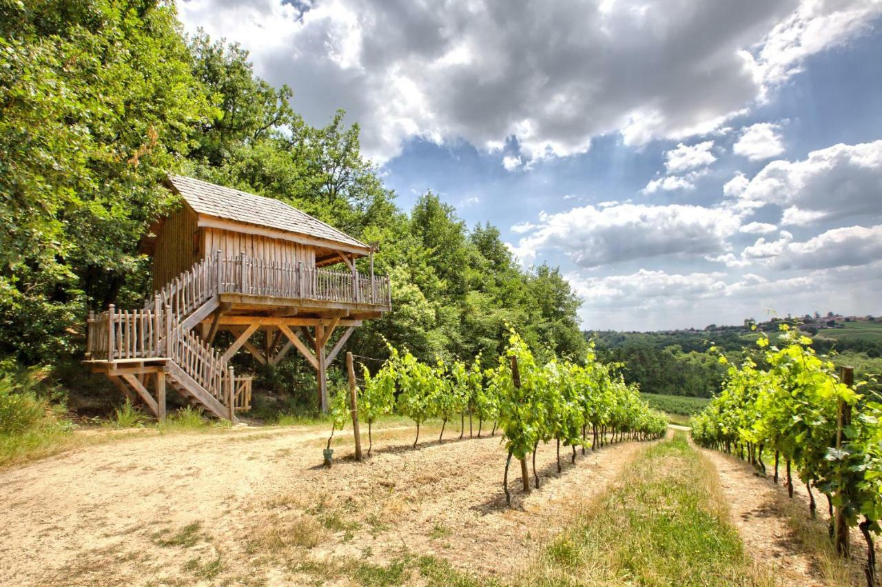 Les Cabanes Des Benauges Arbis Exterior foto